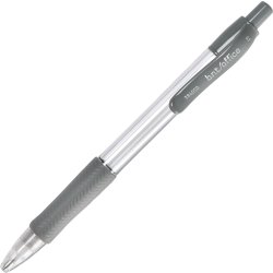 Penna, grå med gummigrepp, 0,5 mm