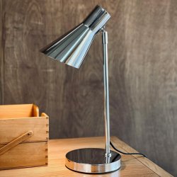 Dyberg Larsen DL12 Bordlampe, krom