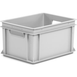 Arca lagerkasse 20 liter, (LxBxH) 40x30x23 cm, Grå