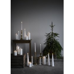 UYUNI LED-ljus H20,5 cm, Nordic White, 2 st.
