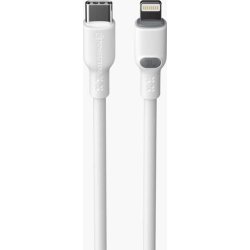 Powertrend Ladekabel USB-C til Lightning 2m, hvid