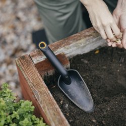 Fiskars Solid Planteske, sort