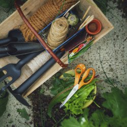Fiskars Solid Håndhakke, sort