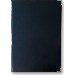 Deluxe dokumentomslag | A4 | Svart