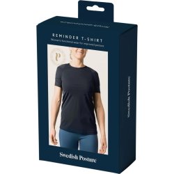 Swedish Posture T-shirt Dame Posture, sort, L