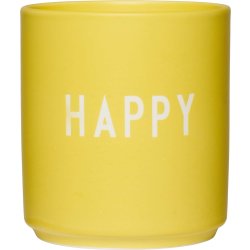 Design Letters Favourite Kop Happy, gul