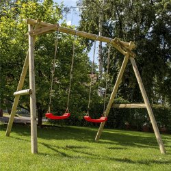 NORDIC PLAY gungställning med 2 gungor
