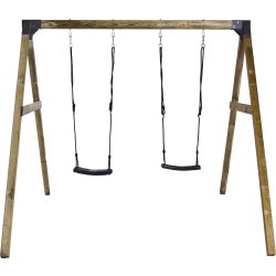 NORDIC PLAY gyngestativ m/2 sorte gynger