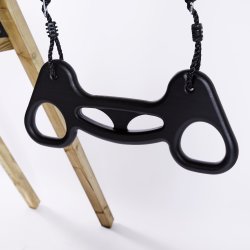 NORDIC PLAY gyngestativ m/gynger & grøn rutsjebane