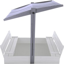 NORDIC PLAY Justerbart tag til sandkasse, grå