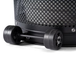 Terrassevarmer Fire Pit Round, 99,3 cm, Sort
