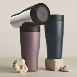 Georg Jensen Sky Termokop H19 cm, blank stål
