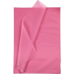 Silkepapir | 50x70 cm | 14g | 25 ark | Pink