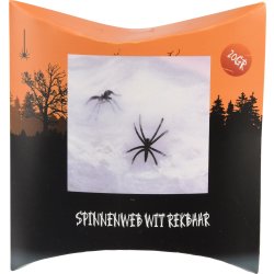 Strækbart Edderkoppespind m. 2 Edderkopper, nylon