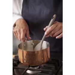 Blomsterbergs Grydeske, sillikone, 27 cm, latte
