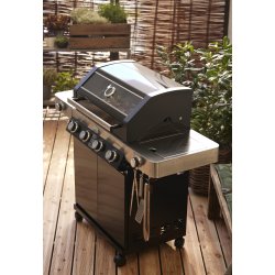 Rösle Gasgrill Videro G4-S Vario+, sort