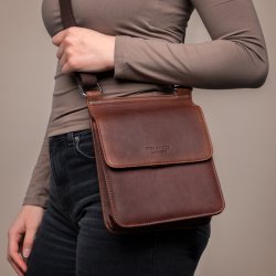 Velorbis Crossbody i Bøffellæder, brun