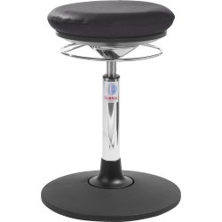 Pilates AirSeat-stol, svart, PU-läder,51-70cm,Sway
