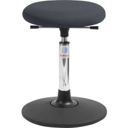 Beta stol, svart, tyg, 52-71 cm, Sway