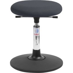 Beta stol, svart, tyg, 43-56 cm, Sway