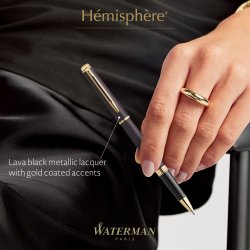 Waterman Hémisphère Lava Black Rollerpen | F