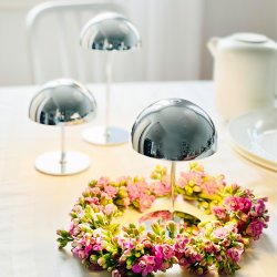 Dyberg Larsen ALONG LED Bordlamper, krom, 3 stk