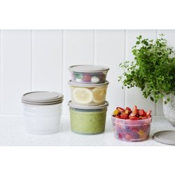 Sustain opbevaringsboks, gråbrun, 0,45L.