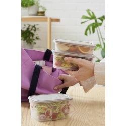 Sustain opbevaringsboks, gråbrun, 0,5L.