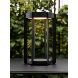Zone Firefly LED lanterne, Ø19 x H30 cm, sort