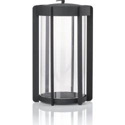 Zone Firefly Lanterne, m. glas, H35 cm, sort stål