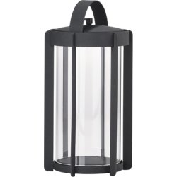 Zone Firefly Lanterne, m. glas, H25 cm, sort stål