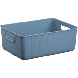 Akita opbevaringsboks, medium, blå