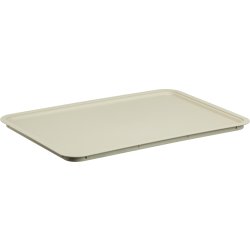 Akita låg, stor, beige