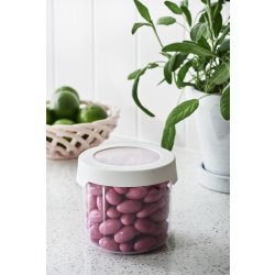 Vision opbevaringsboks, m/skruelåg, rund, 0,75 L