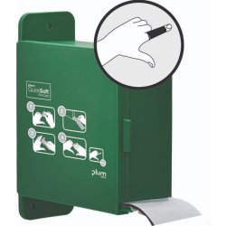 Plum QuickSoft Dispenser inkl 1 sort bandage refil