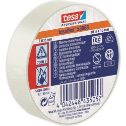 tesa Isoleringstape | 15mm x 10m | Hvid