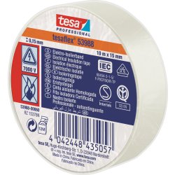 tesa Isoleringstape | 15mm x 10m | Hvid