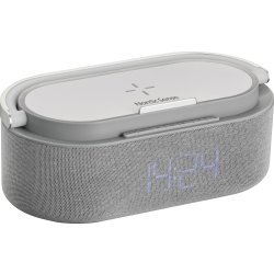 Nordic Sense Vækkeur, m. lys og Bluetooth, grå