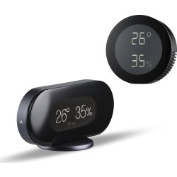 Jacob Jensen Klimastation m. sensor, sort