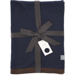 Södahl Impression Plaid 130 x 170 cm, navy blå