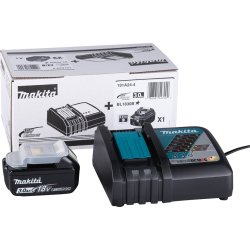 Makita Batteripakke 1 X BL1830B + 1 X DC18RC