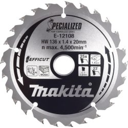 Makita Rundsavklinge TCT 136x20m 25T, E-12108
