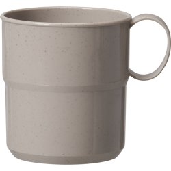 GastroMax Krus stabelbar, BIO, gråbrun, 3DL