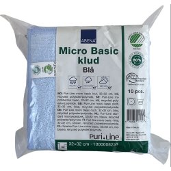 Mikrofiberklud | 32 x 32cm | Blå