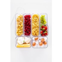 Compact Clear Opbevaringsboks Slim, 1,3 L