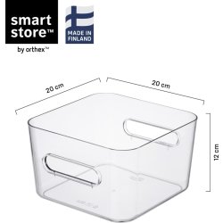 Compact Clear Opbevaringsboks Square M, 3,6 L