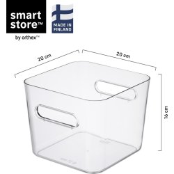 Compact Clear Opbevaringsboks Square L, 4,7 L