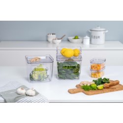 Compact Clear Opbevaringsboks Square L, 4,7 L