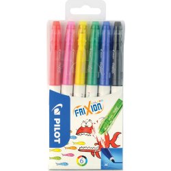 Pilot FriXion Colors Fiberpenne | 6 farver