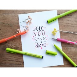 Pilot Lettering Pen Fineliner | B | Sort